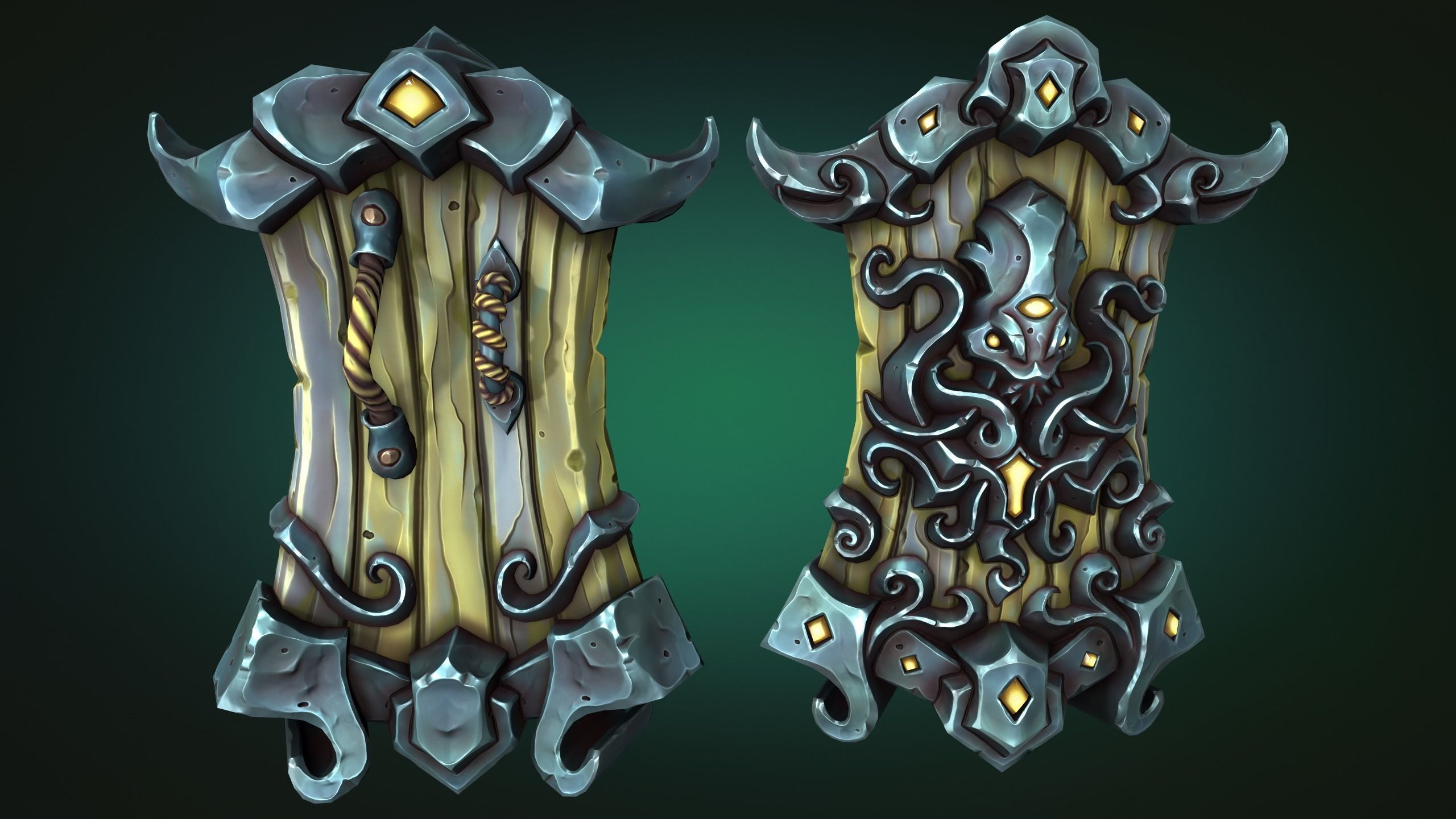 Octopus shield 3d print 3D print model_8