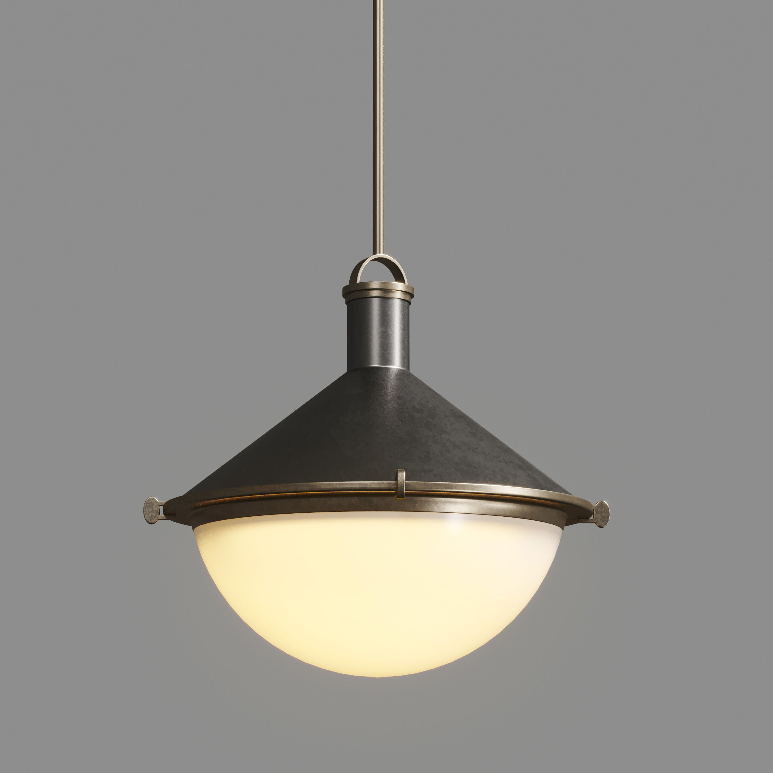 Aster Milk Glass Low-poly 3D model_3