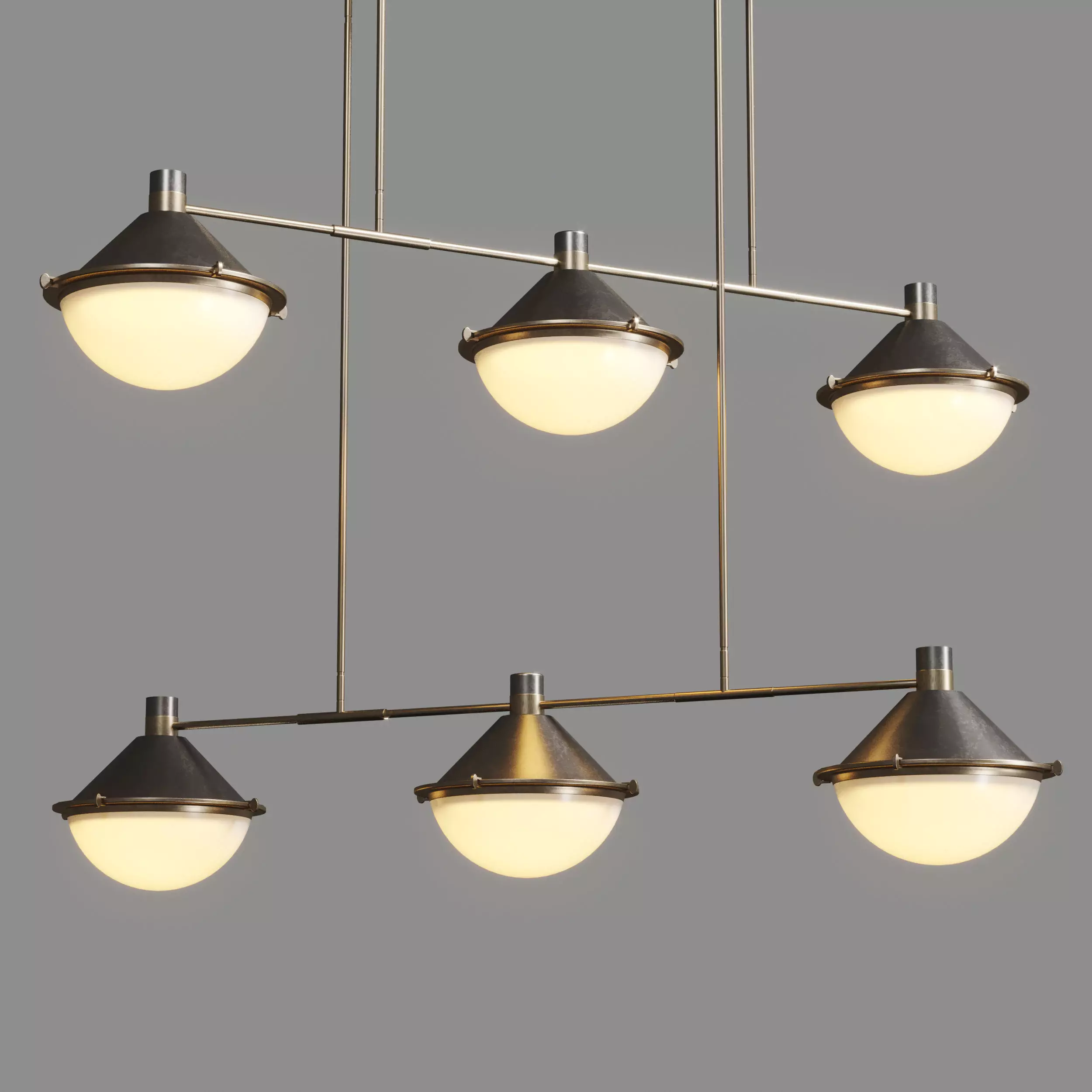 Aster Milk Glass Low-poly 3D model_0