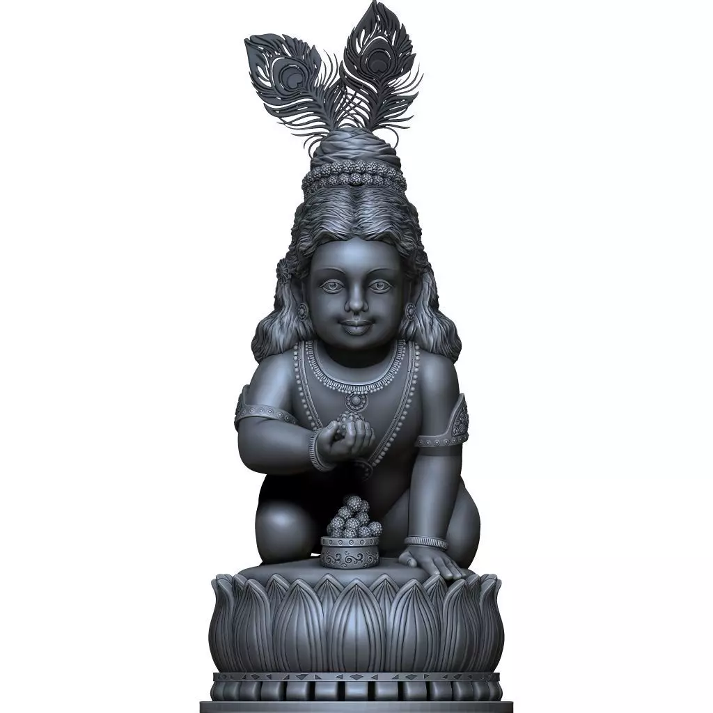 Krishna Bal Gopal 3D print model_0