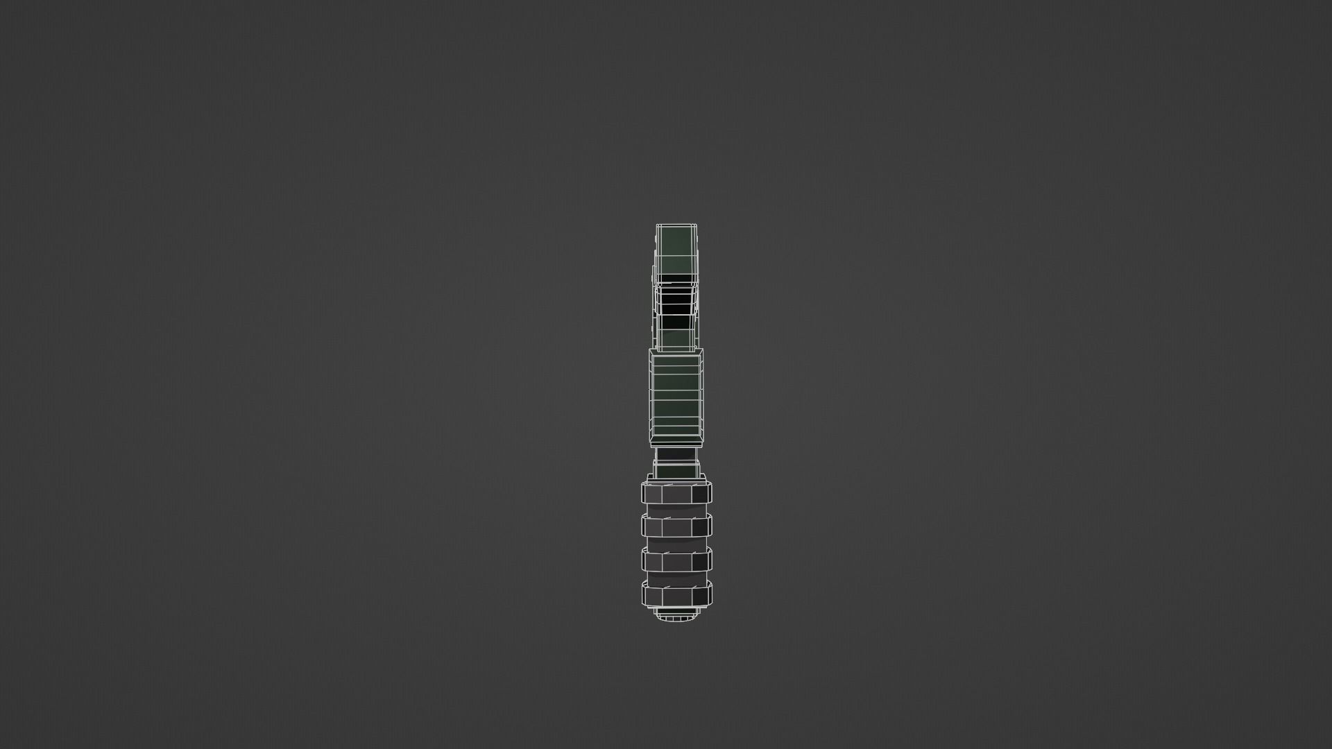 Warhammer 40k Pistol Exitus Low-poly 3D model_26