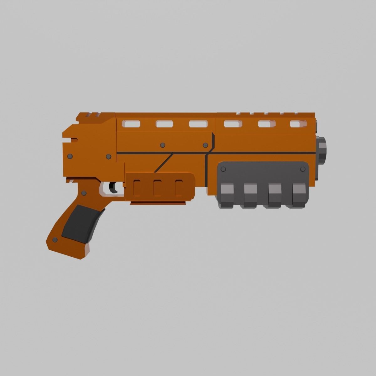 Warhammer 40k Pistol Exitus Low-poly 3D model_12