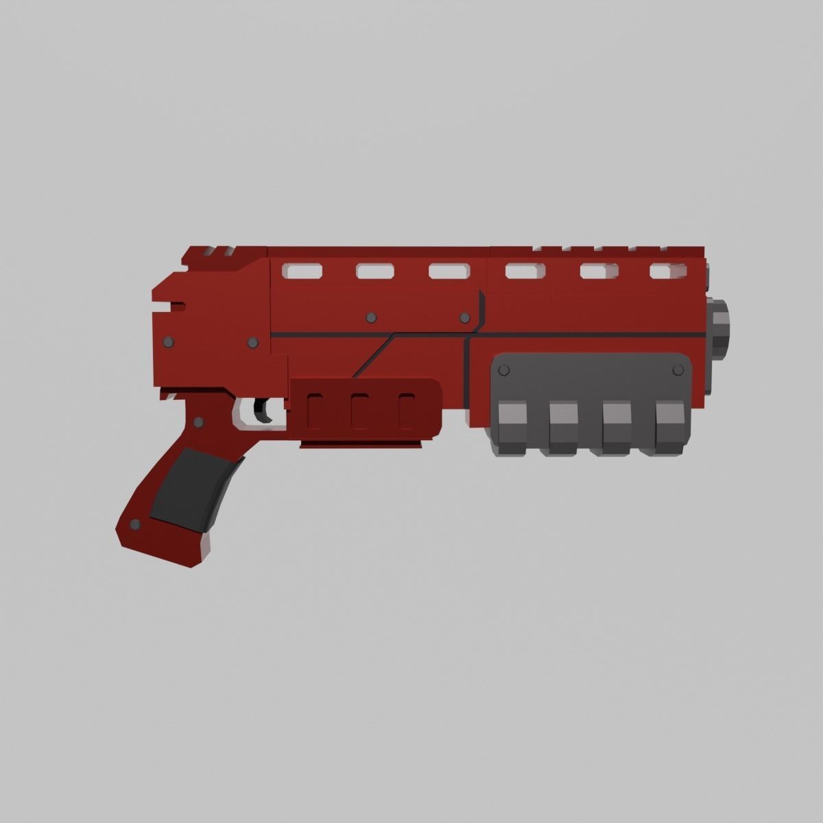 Warhammer 40k Pistol Exitus Low-poly 3D model_15