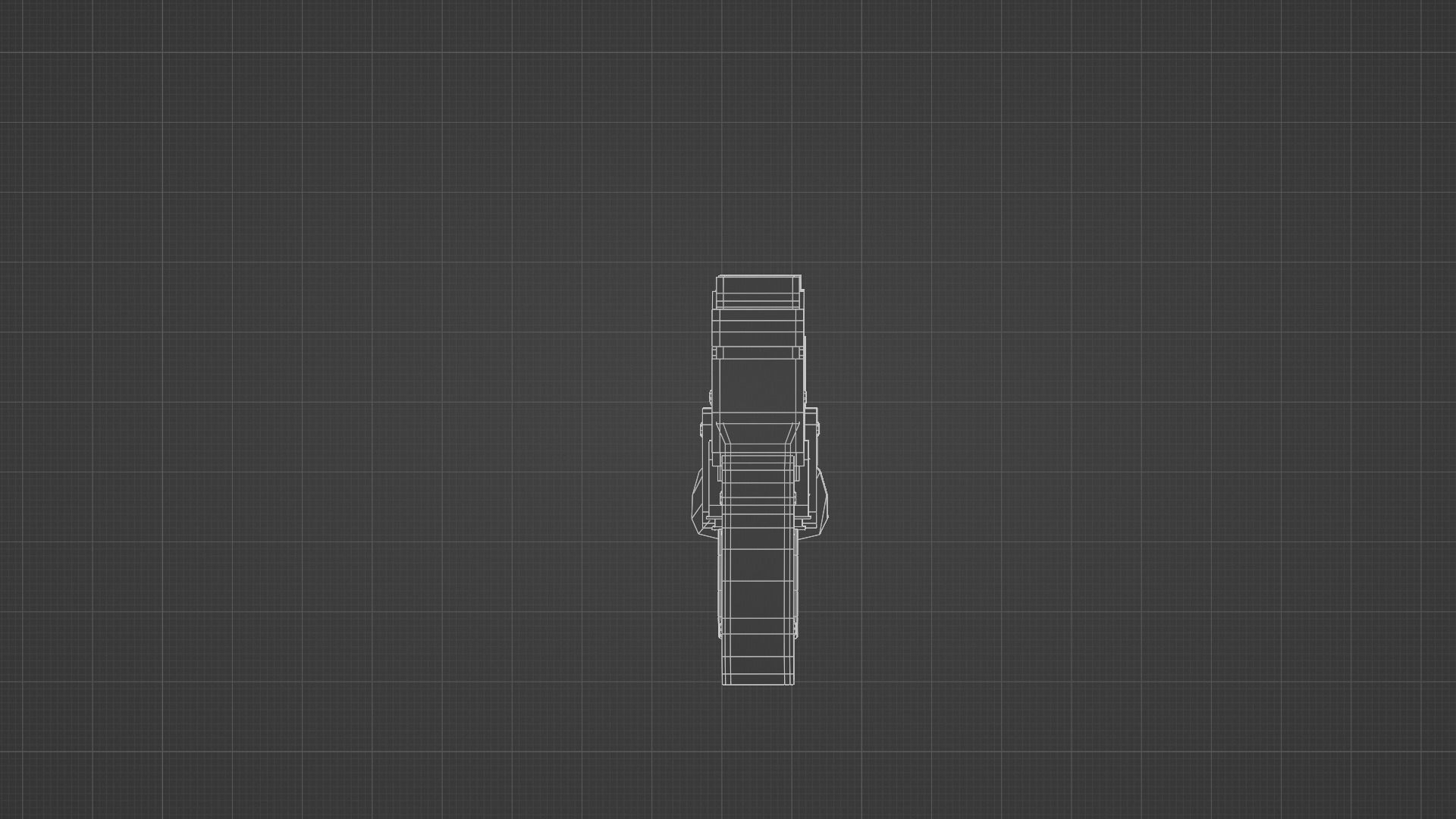 Warhammer 40k Pistol Exitus Low-poly 3D model_25