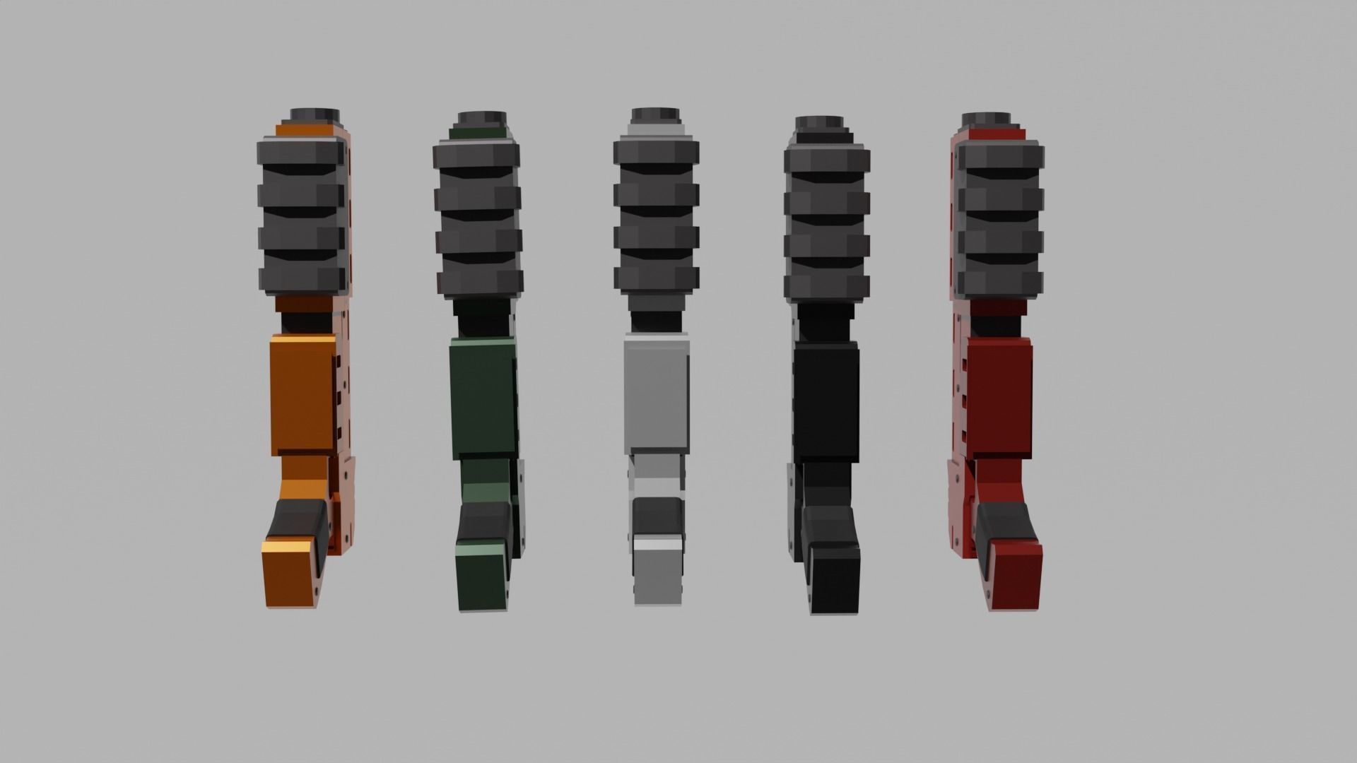 Warhammer 40k Pistol Exitus Low-poly 3D model_8