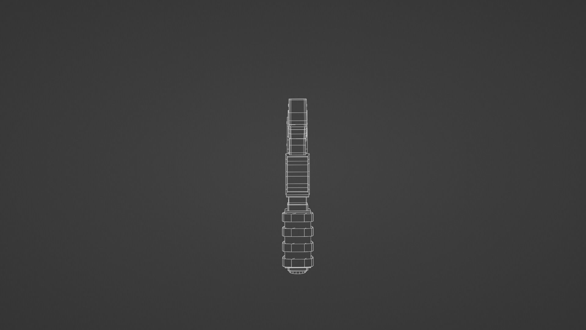 Warhammer 40k Pistol Exitus Low-poly 3D model_27