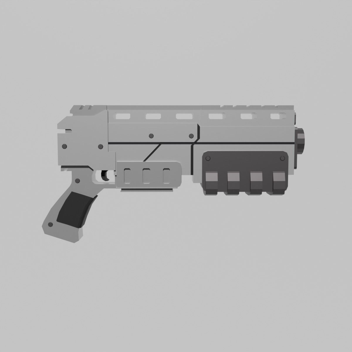 Warhammer 40k Pistol Exitus Low-poly 3D model_13