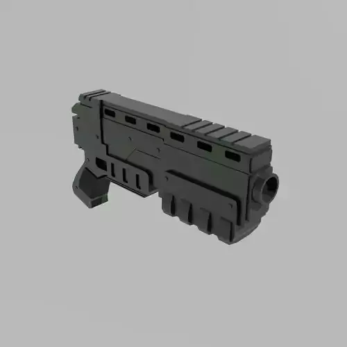 Warhammer 40k Pistol Exitus Low-poly 3D model