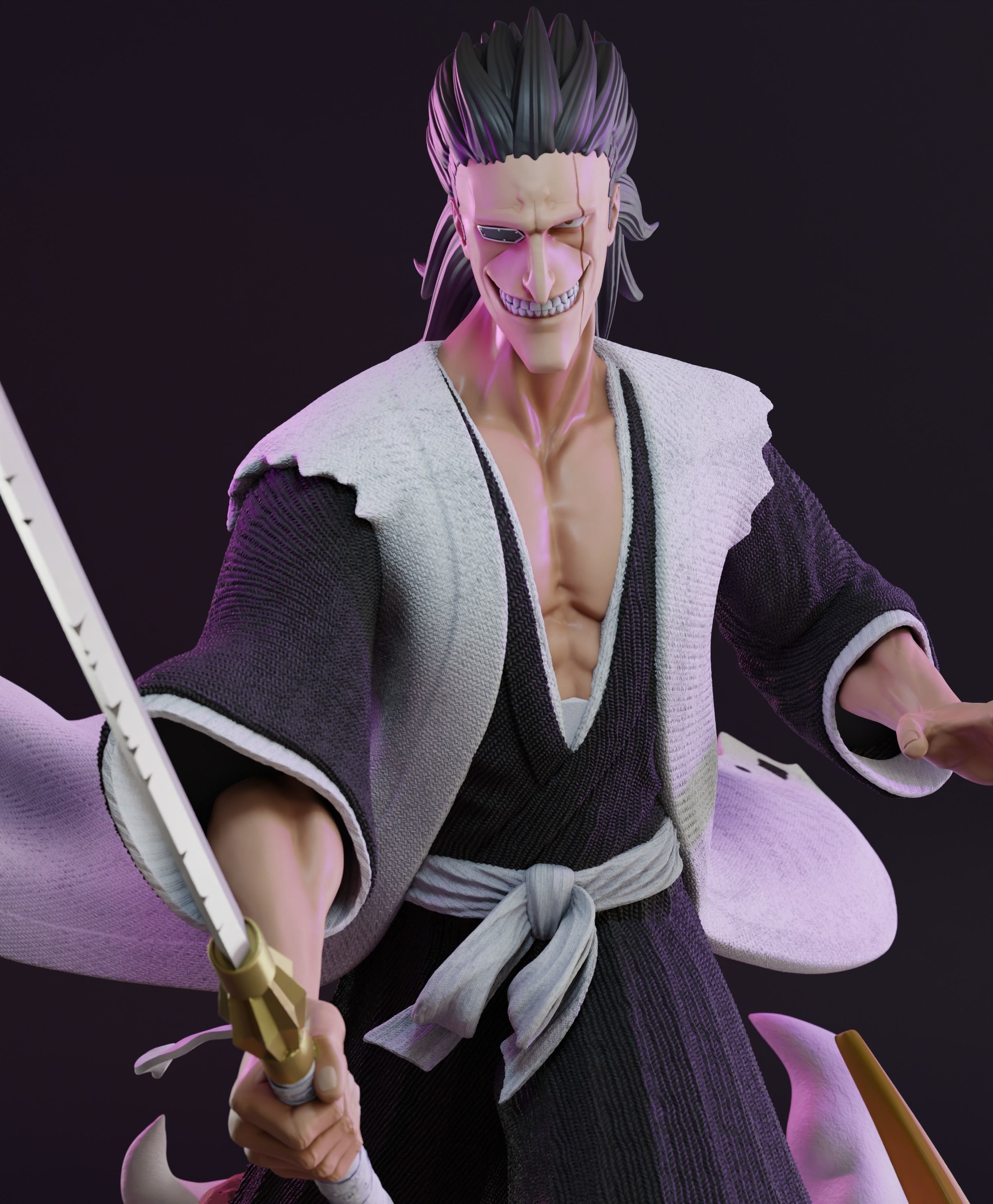 Zaraki Kenpachi - Bleach 3D print model_6