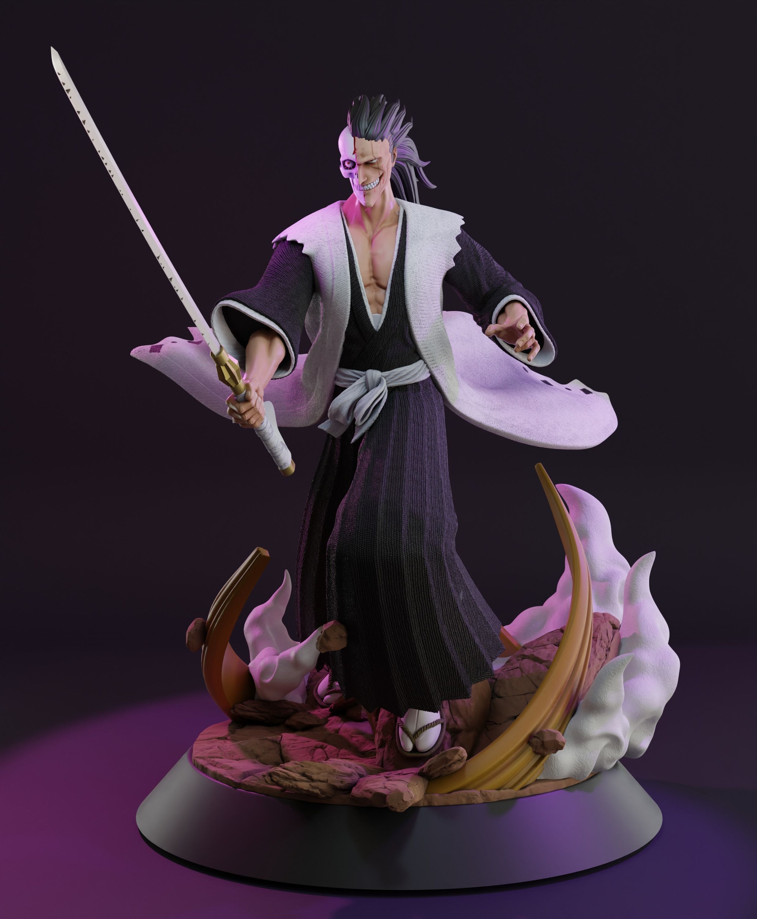Zaraki Kenpachi - Bleach 3D print model_3