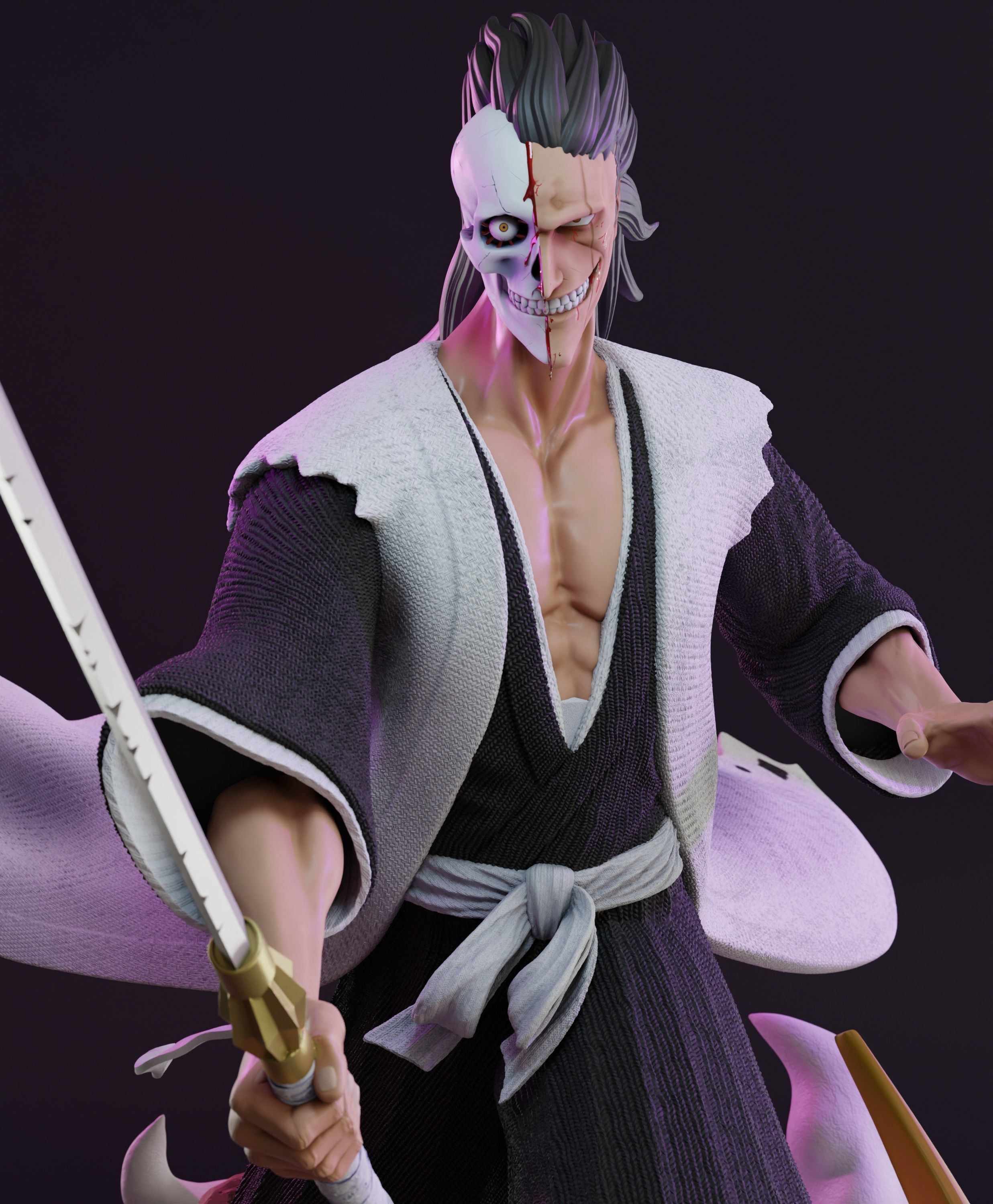 Zaraki Kenpachi - Bleach 3D print model_4