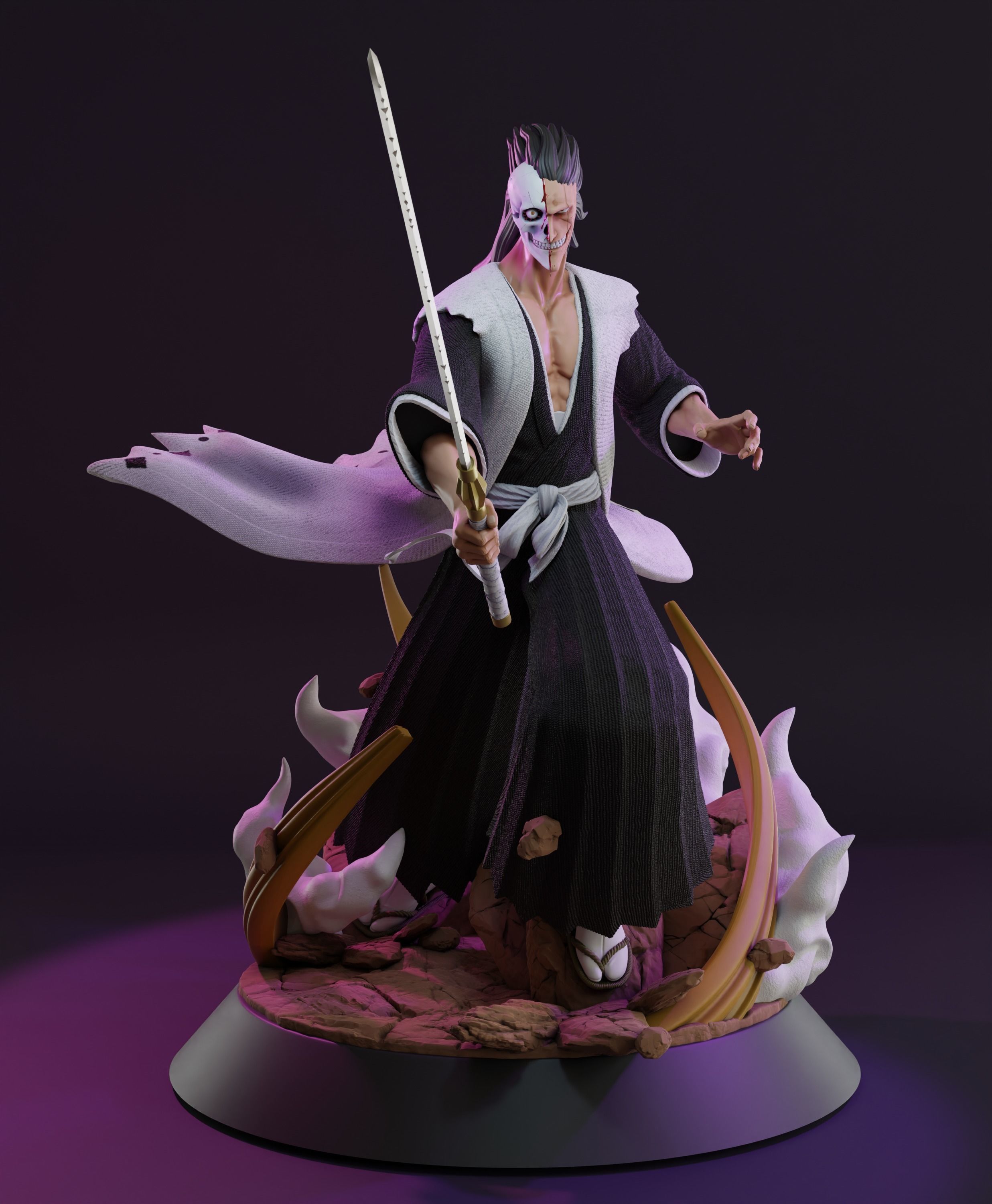 Zaraki Kenpachi - Bleach 3D print model_1
