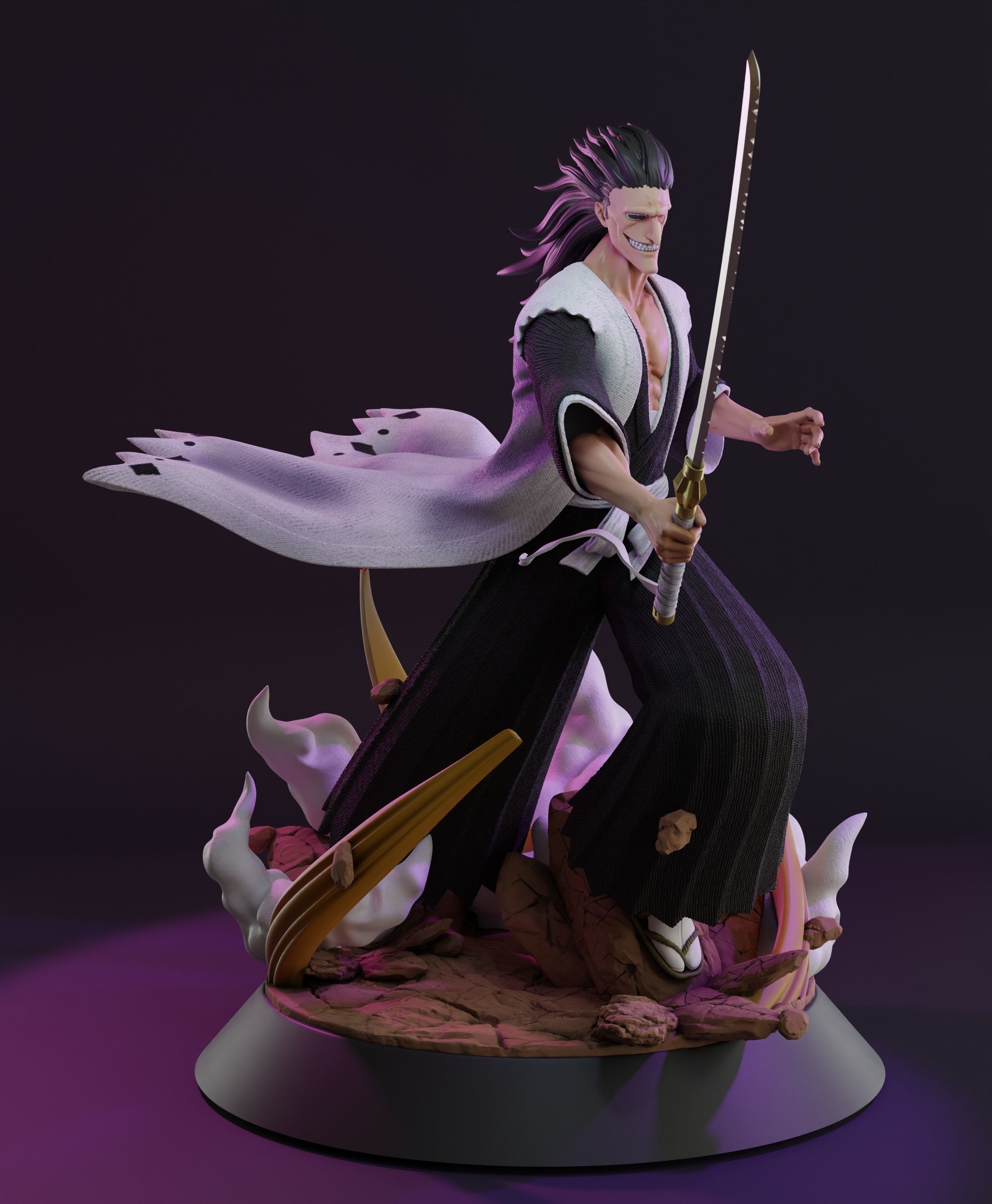 Zaraki Kenpachi - Bleach 3D print model_2