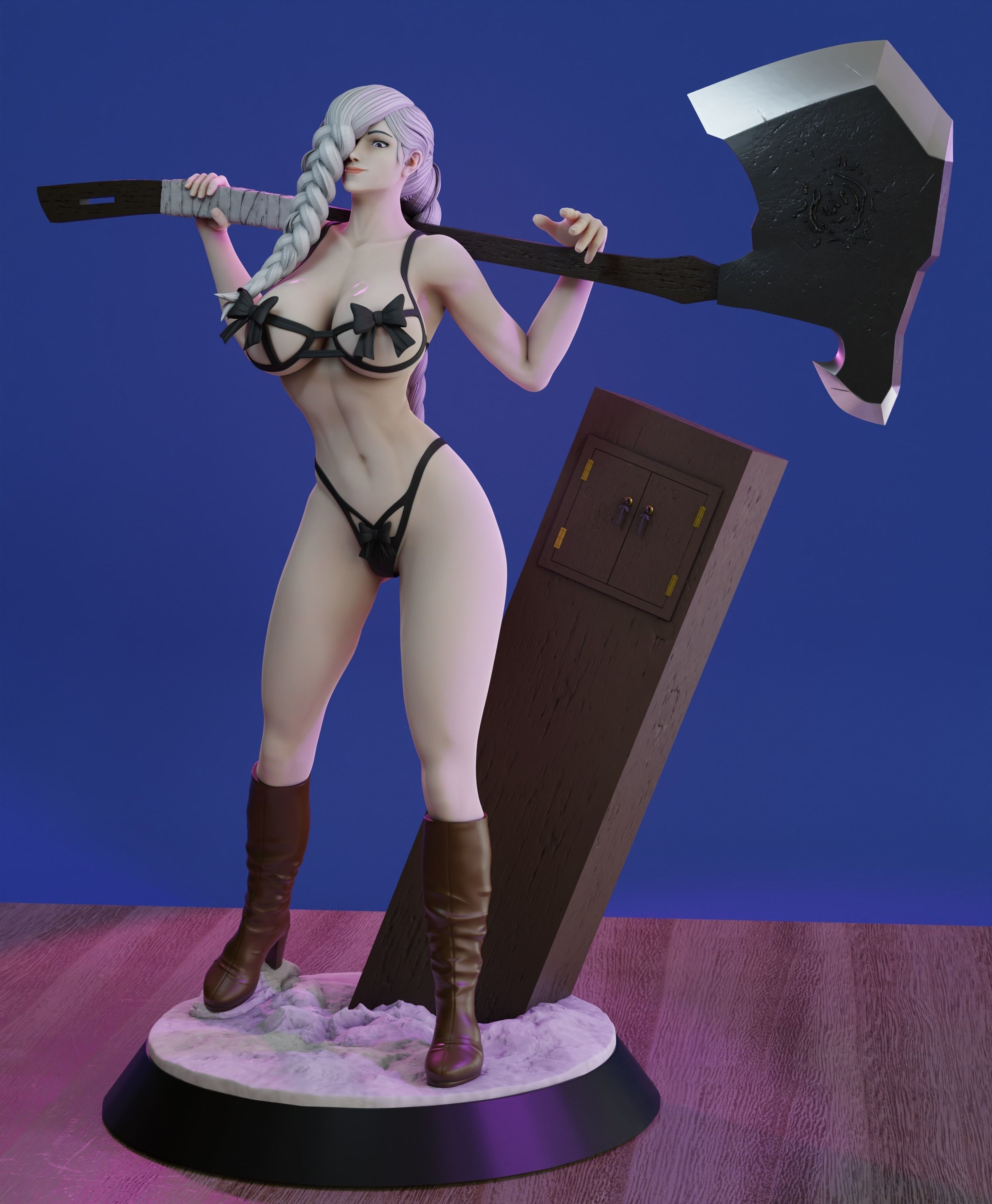 Mei Mei - Jujutsu Kaisen with NSFW version 3D print model_9