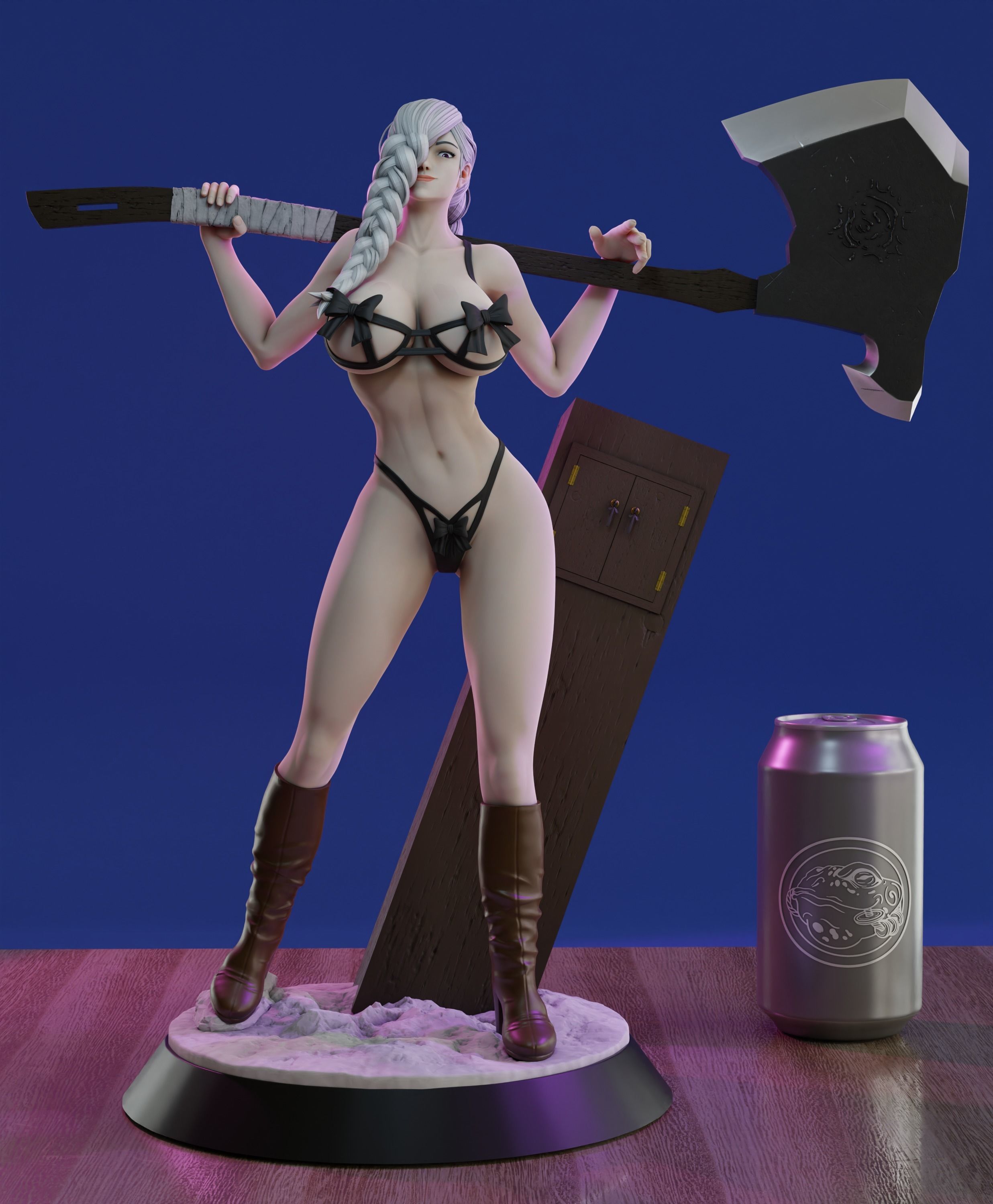 Mei Mei - Jujutsu Kaisen with NSFW version 3D print model_1