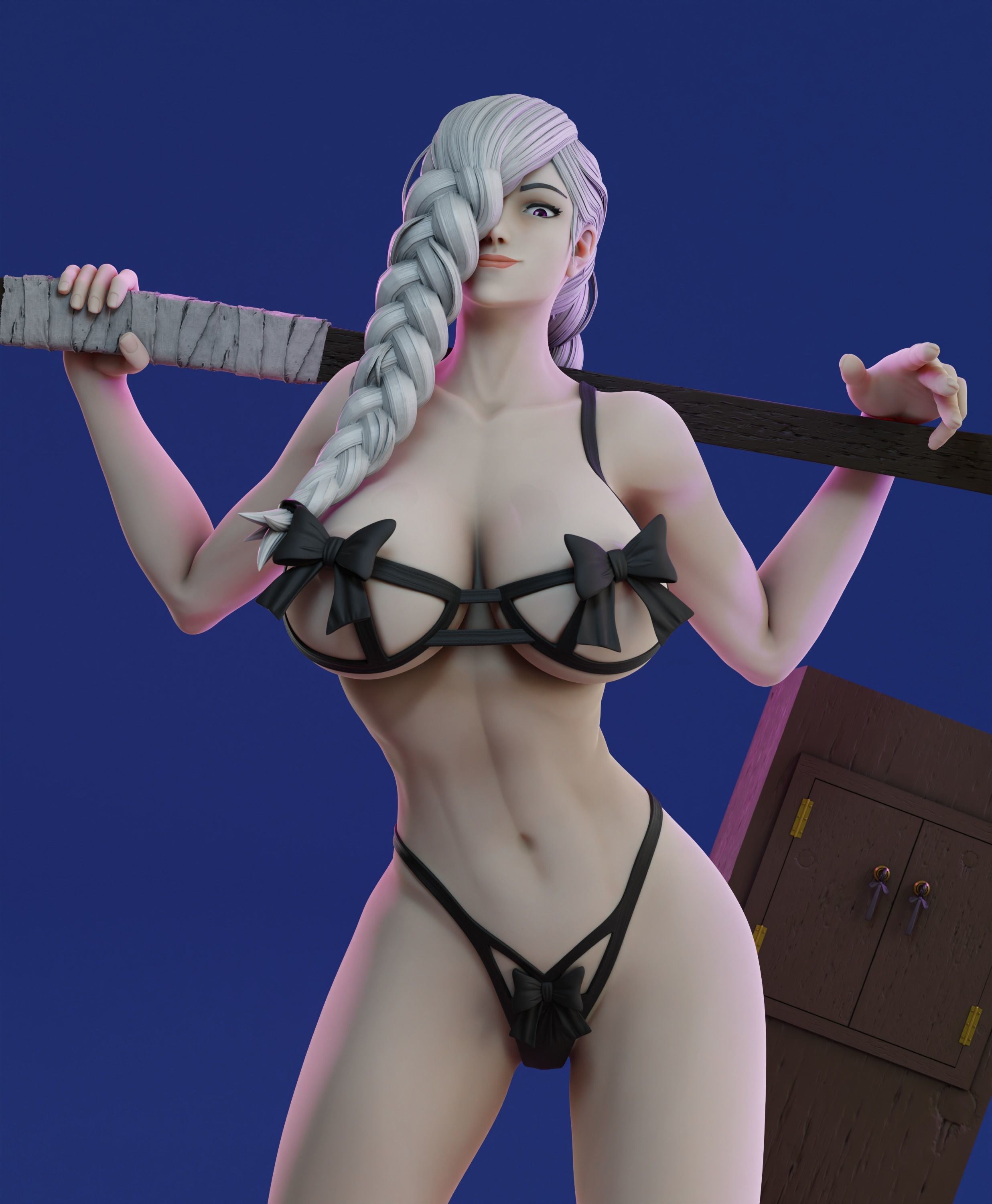 Mei Mei - Jujutsu Kaisen with NSFW version 3D print model_3