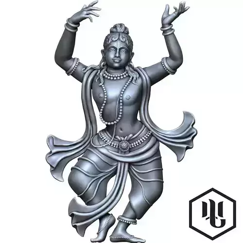  Traditional Indian Male Dancer 