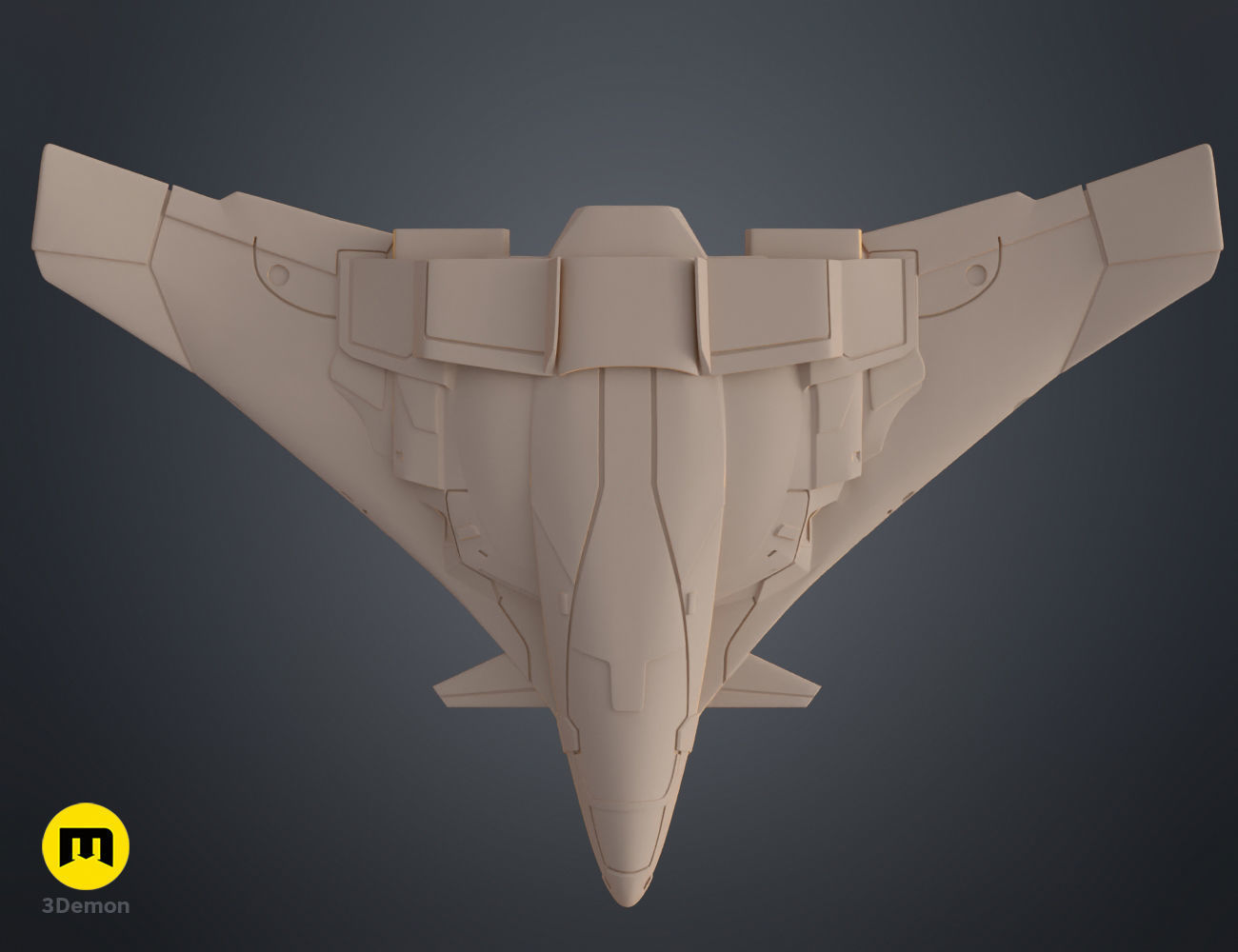 Quinjet aircraft Avengers 3D print model_7