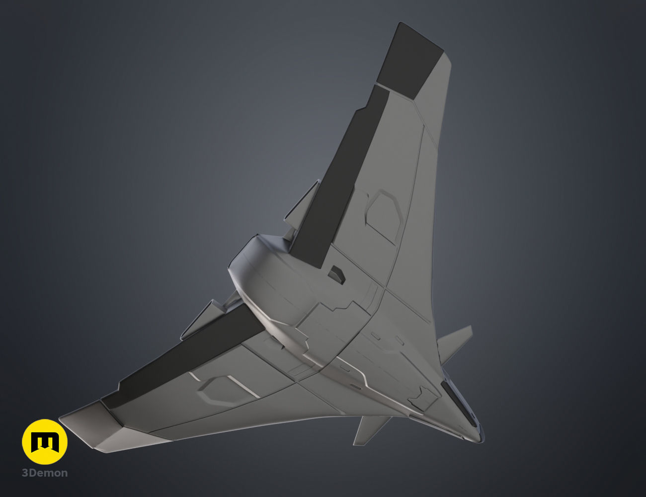 Quinjet aircraft Avengers 3D print model_5