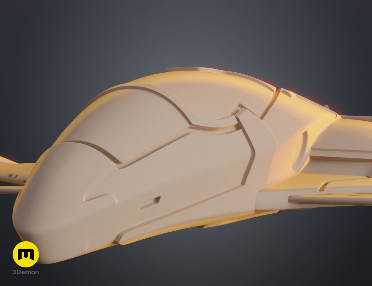 Quinjet aircraft Avengers 3D print model_6