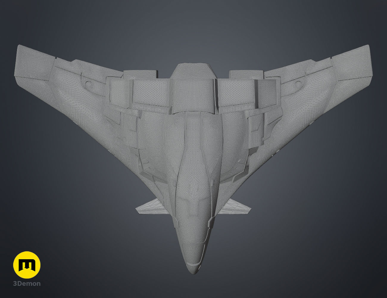 Quinjet aircraft Avengers 3D print model_11