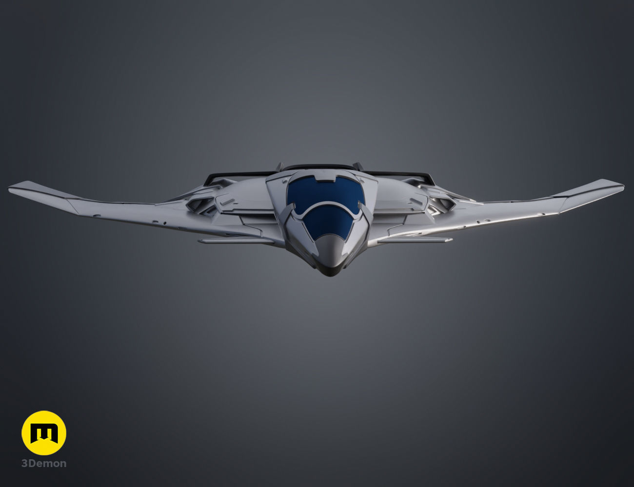 Quinjet aircraft Avengers 3D print model_2
