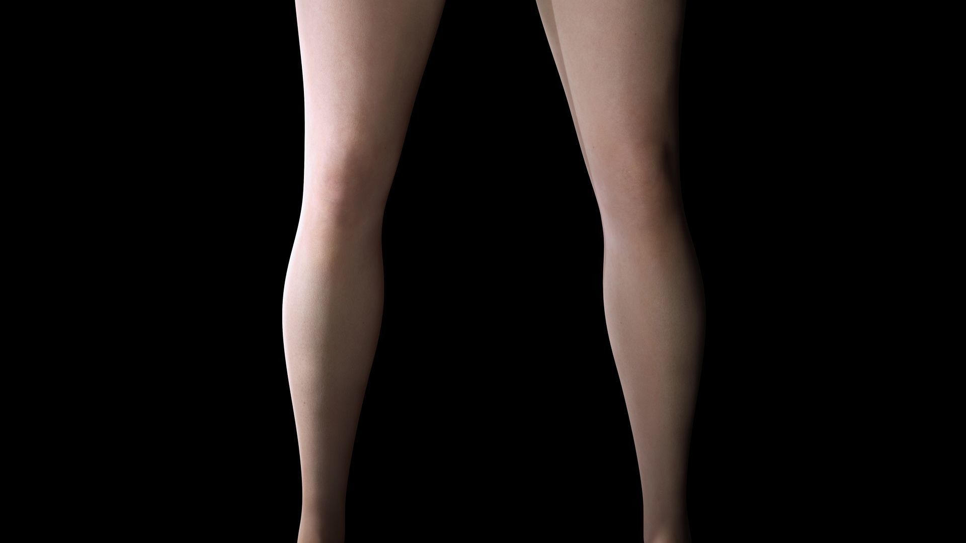 Stella - Realistic Mid Age Woman Advance Rig Low-poly 3D model_15