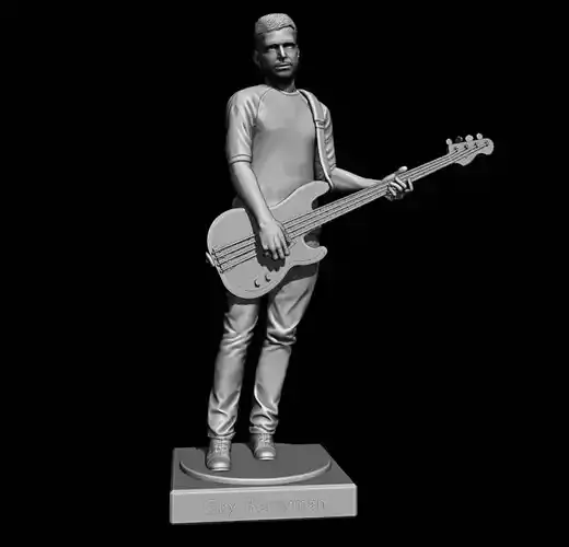 Guy Berryman coldplay 3dprinting 3D print model