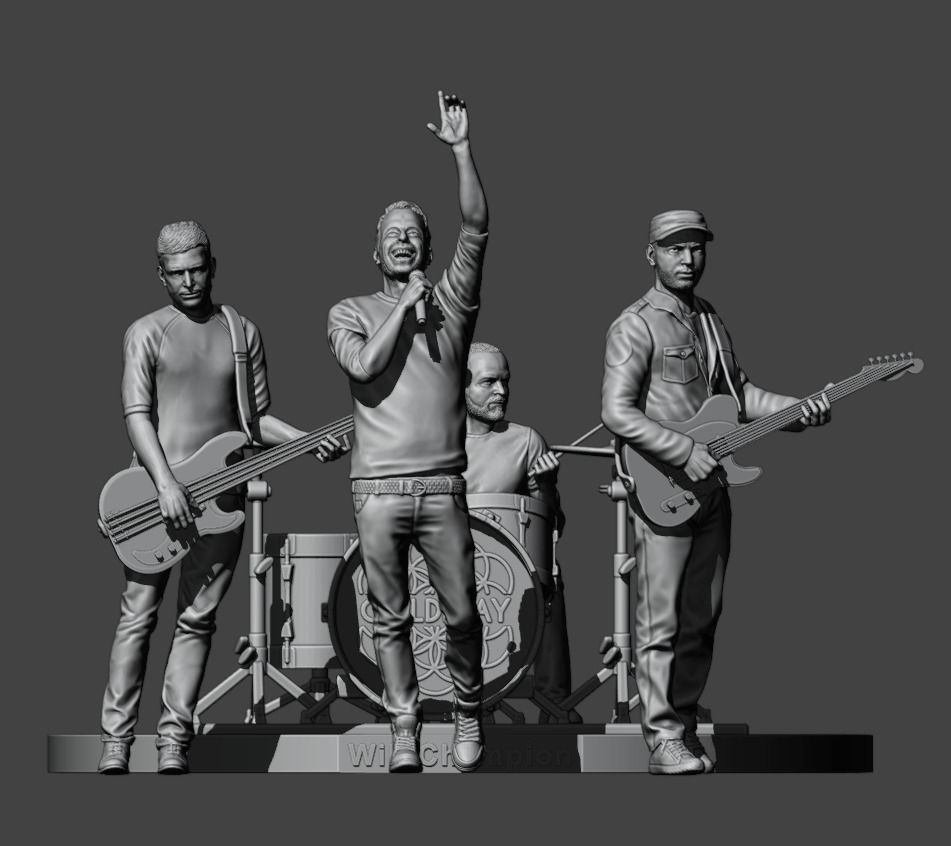 Jonny Buckland coldplay 3dprinting 3D print model_12
