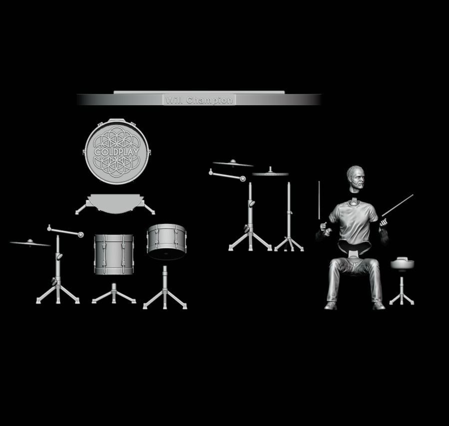 Jonny Buckland coldplay 3d printing 3D print model_15