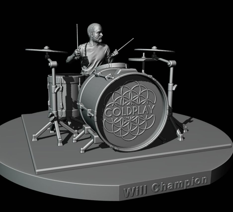Jonny Buckland coldplay 3d printing 3D print model_1