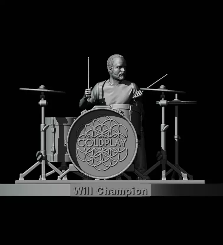 Jonny Buckland coldplay 3d printing 3D print model_0