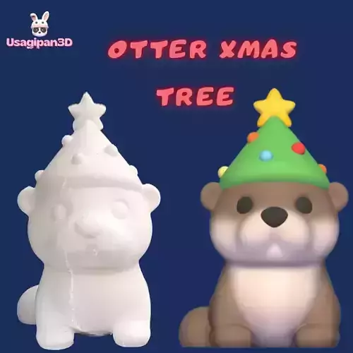 Otter Xmas Tree 3D print model