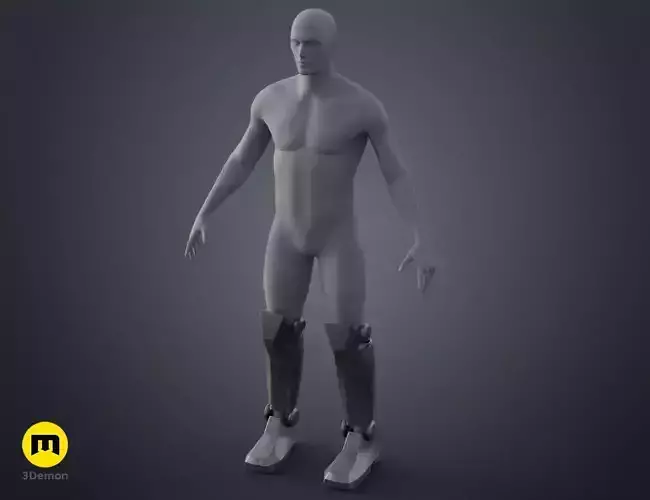 Darth Maul Shin and Leg Armor Clone Wars 3D print model