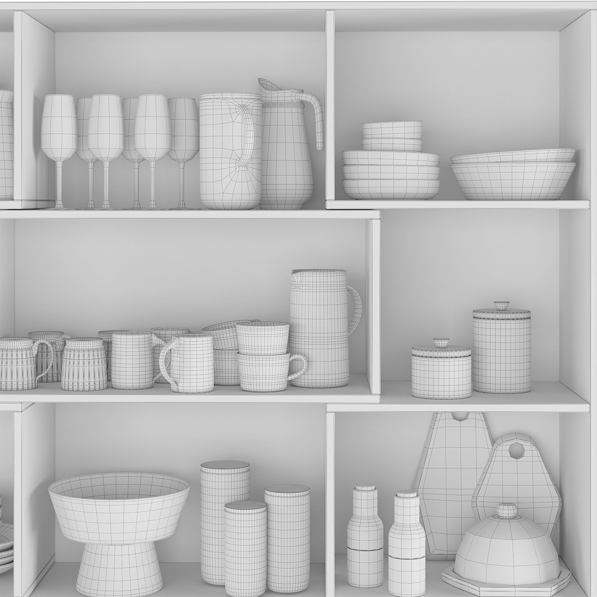 Kitchenware and Tableware 36 3D model_3