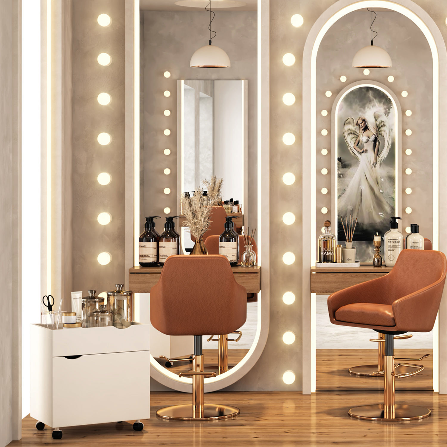 beauty salon 04 3D model_5