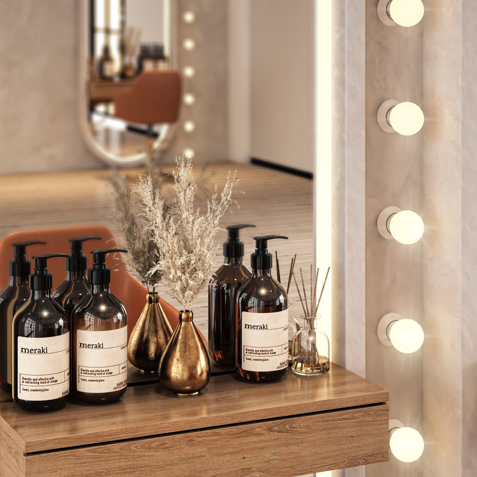 beauty salon 04 3D model_2