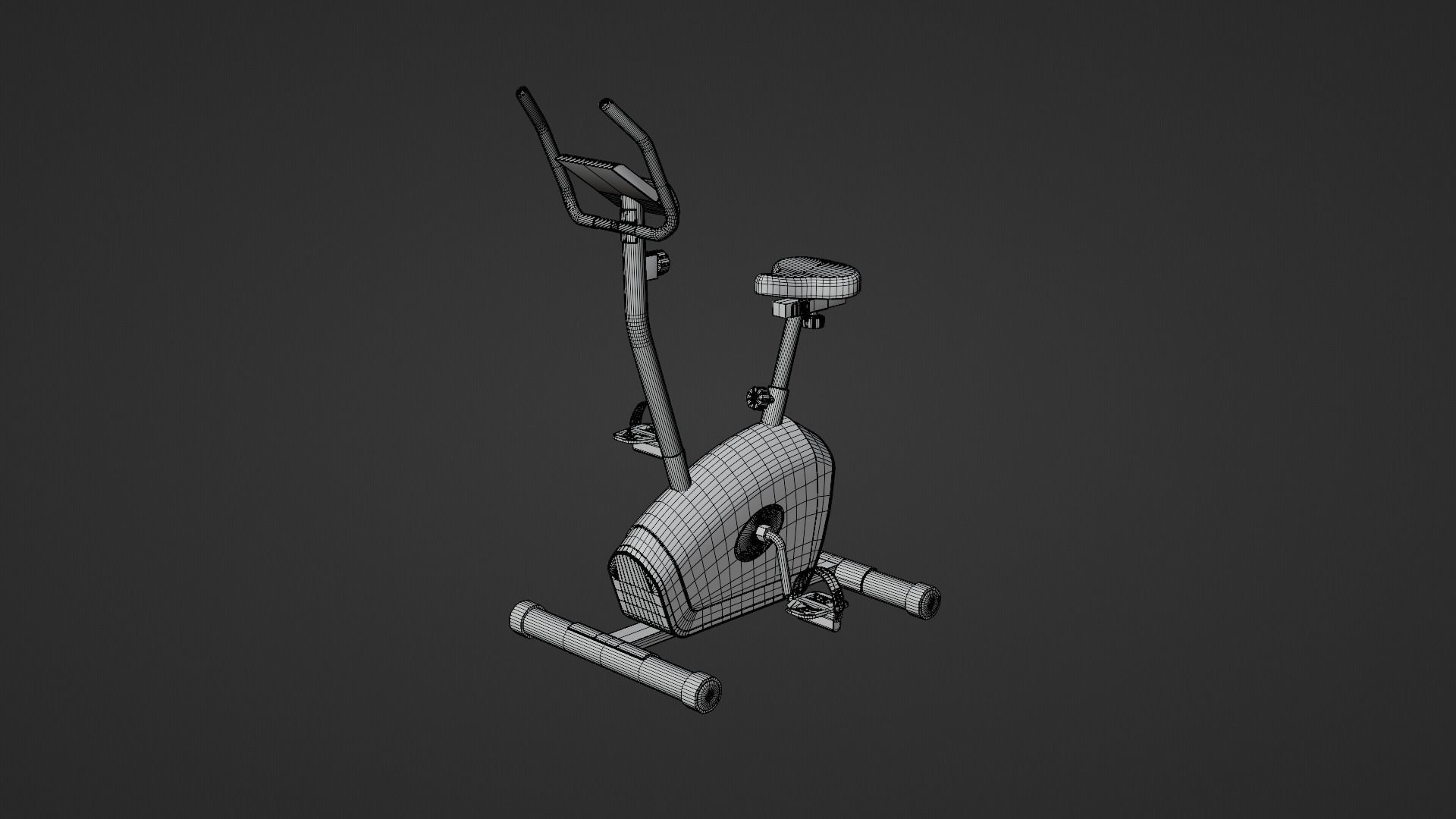Exercise Bike 3D model_5