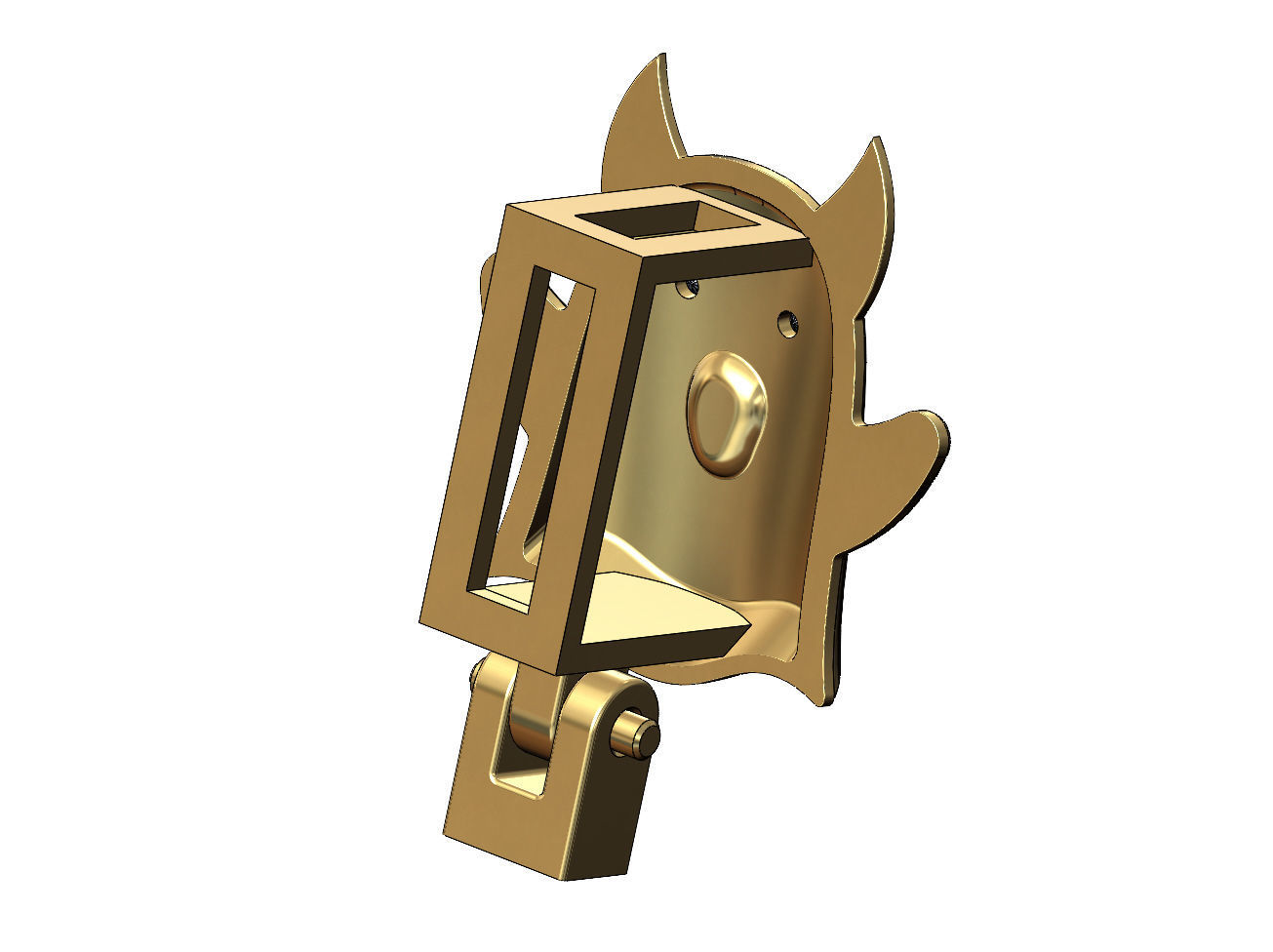 Diamond eyes devil ghost bail link 3D print model_4