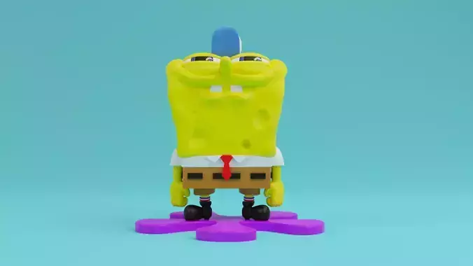 spongebob squarepants 3d print model 3D print model spongebob squarepants 3d print model 3D print model
