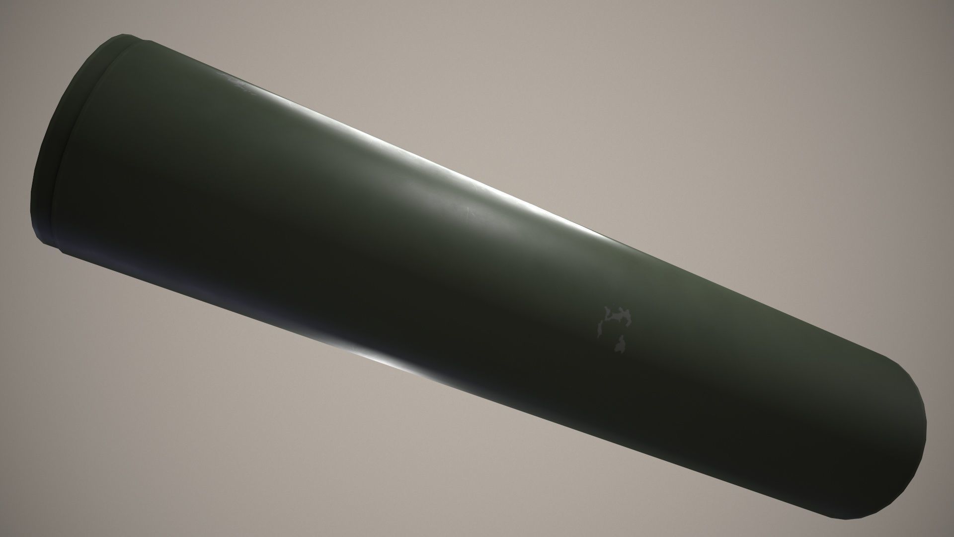 Rocket Launcher FZ207 With Missiles Low-poly 3D model_6