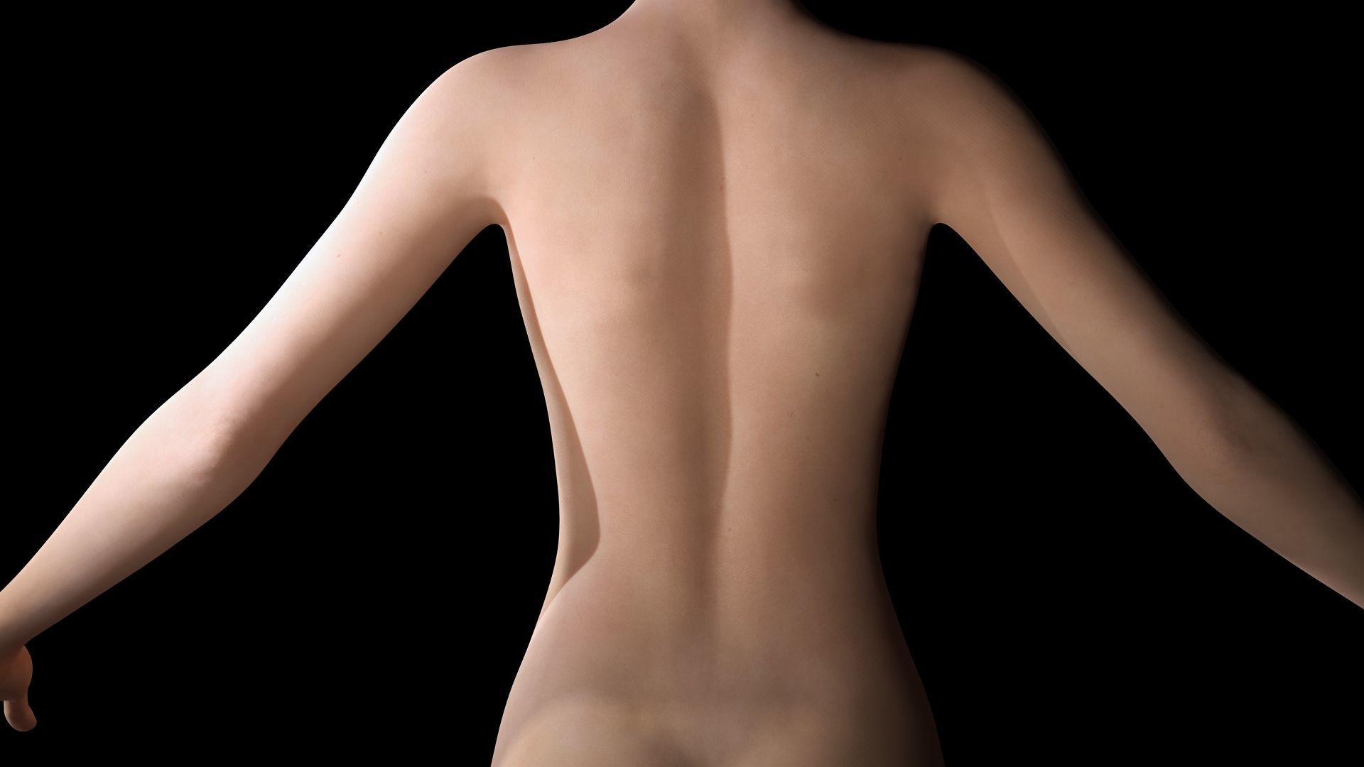 Suzi - Realistic Woman Scanned Texture Low-poly 3D model_18