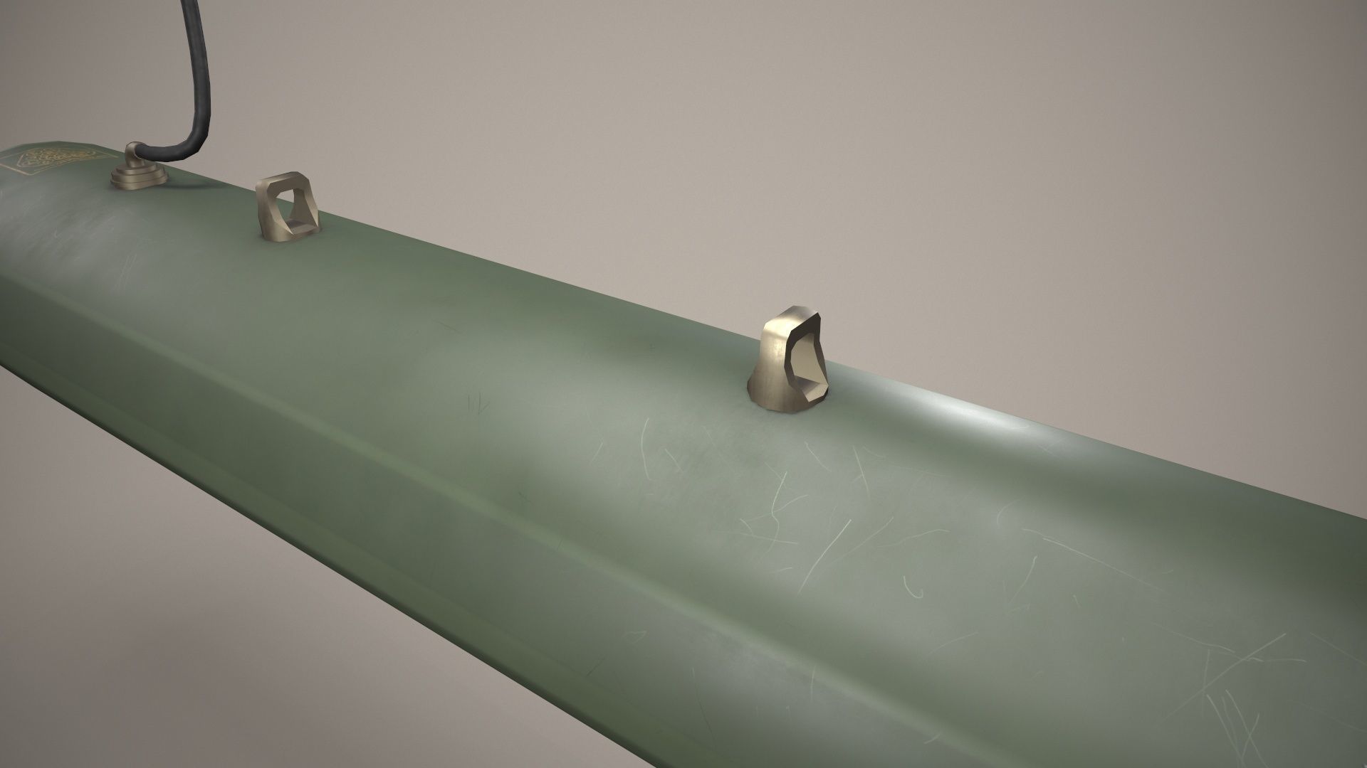  Rocket Launcher FZ219 With Missiles 3D model_7