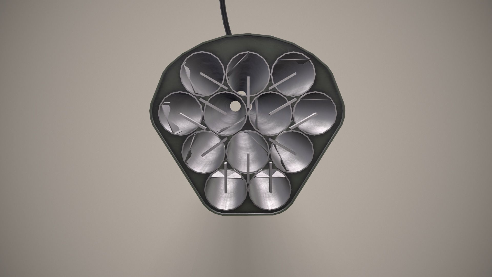  Rocket Launcher FZ219 With Missiles 3D model_5