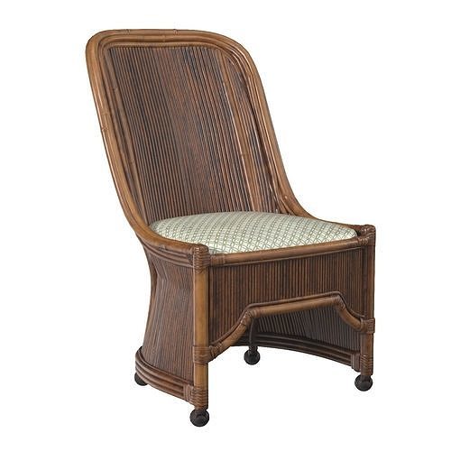 Bamboo Sculptural Dining Chair PBR 3D model