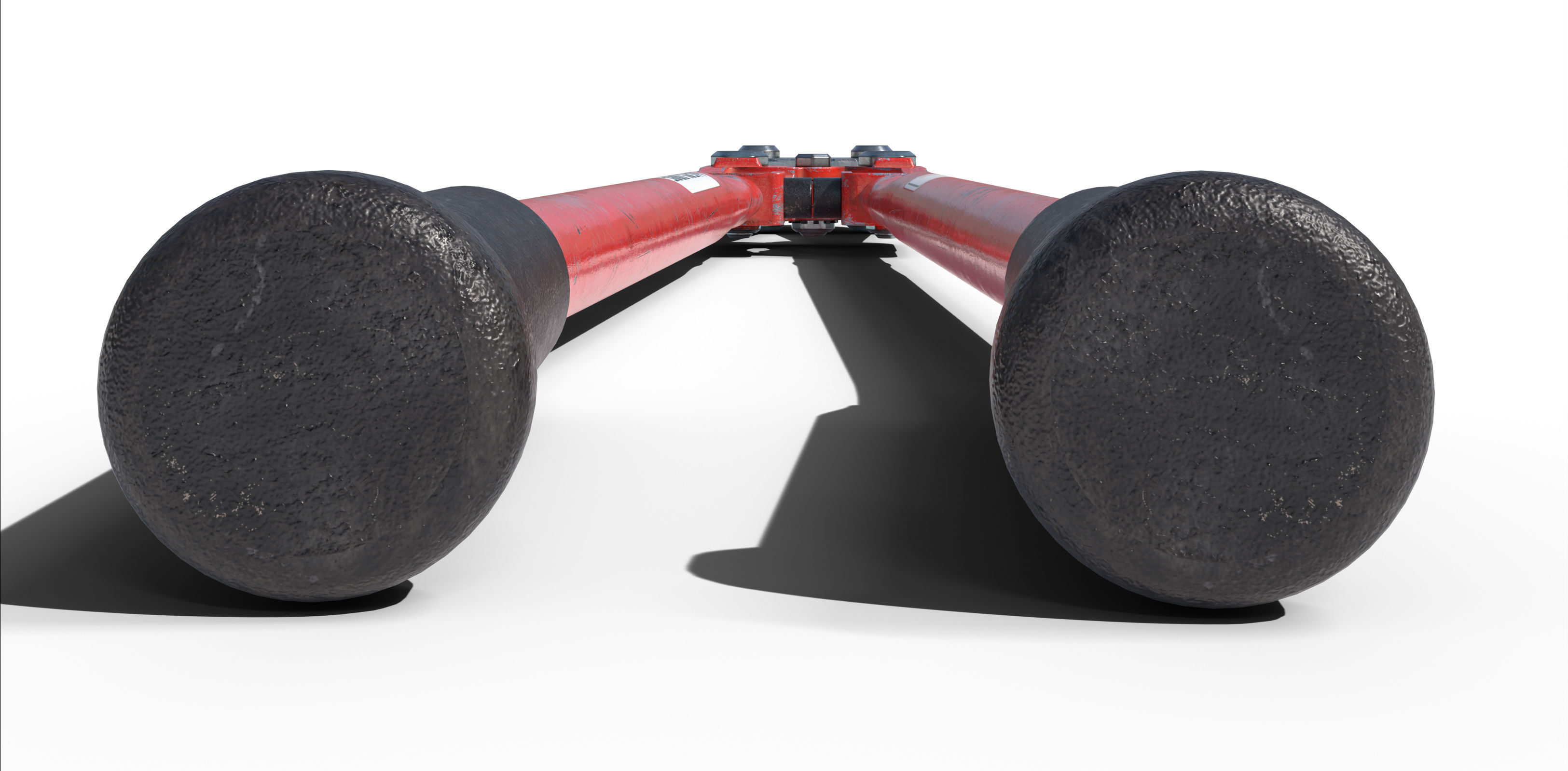 Bolt cutter Low-poly 3D model_4