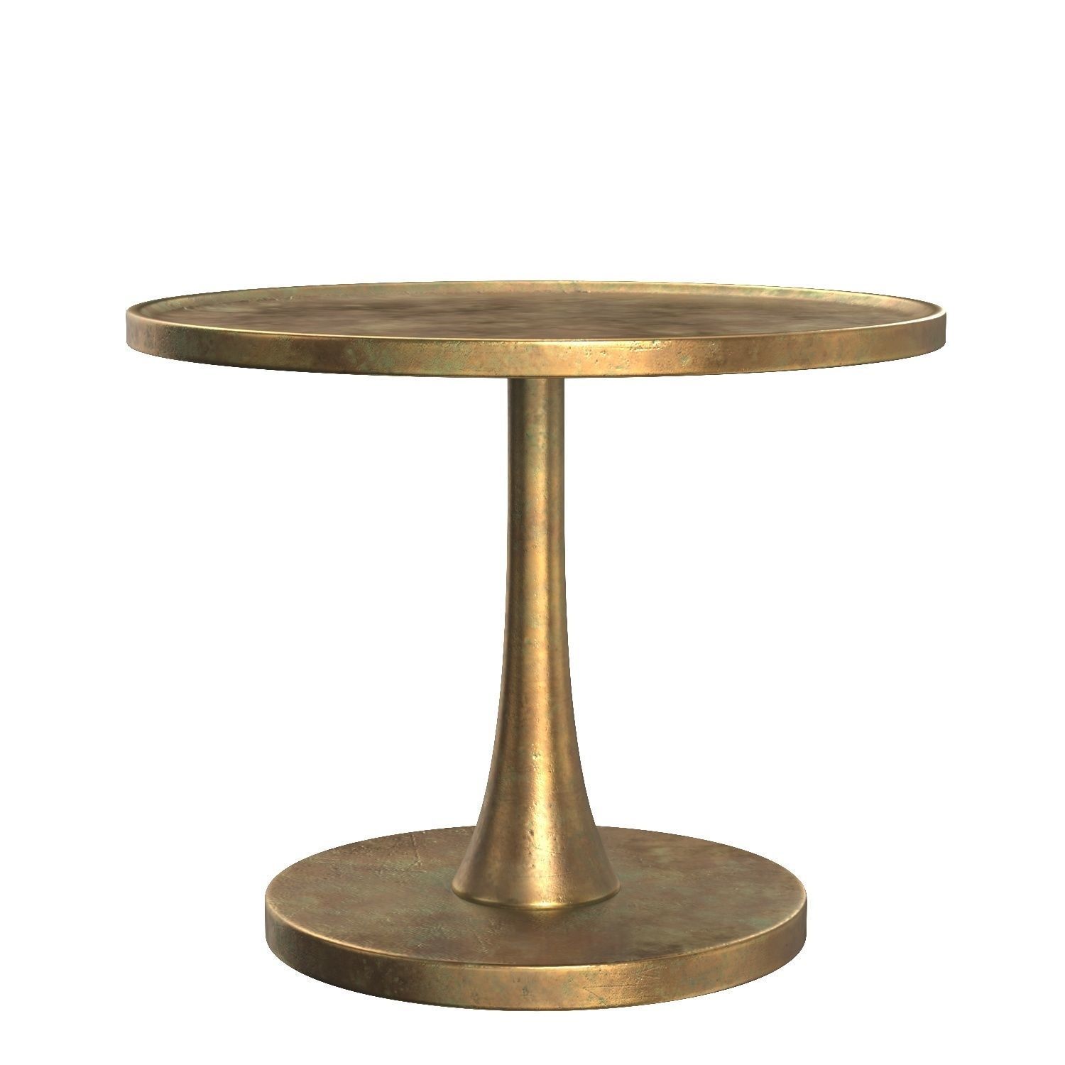 Bernhardt Benson Round Chairside Table PBR 3D model_1