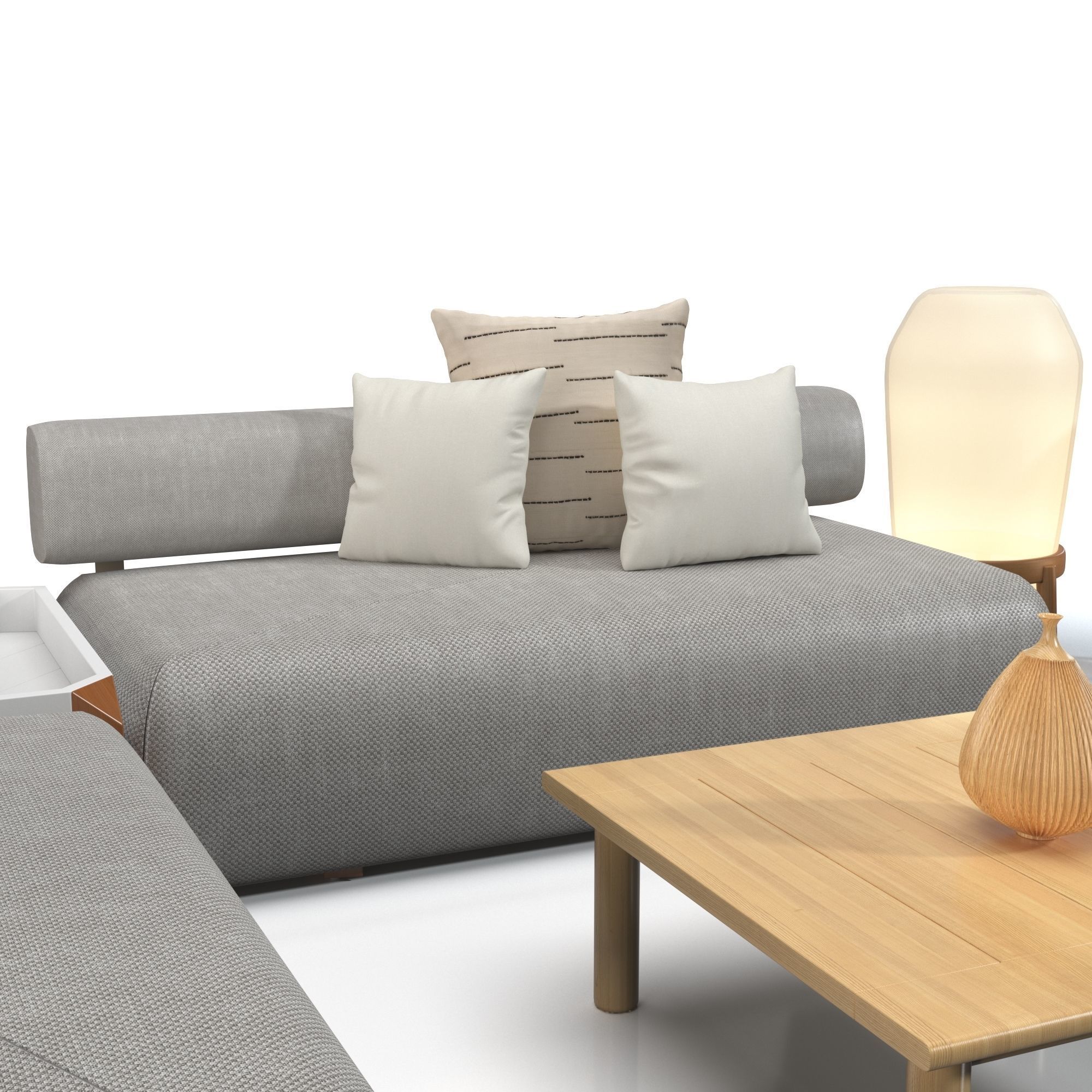 Brixx Sofa Module Set 3D model_2