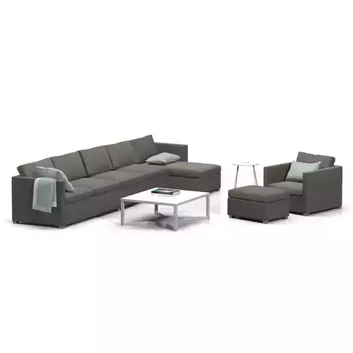 Cane Line Shape Sofa Set