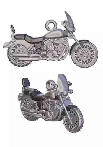 YAMAHA XV750 Virago 3D print model